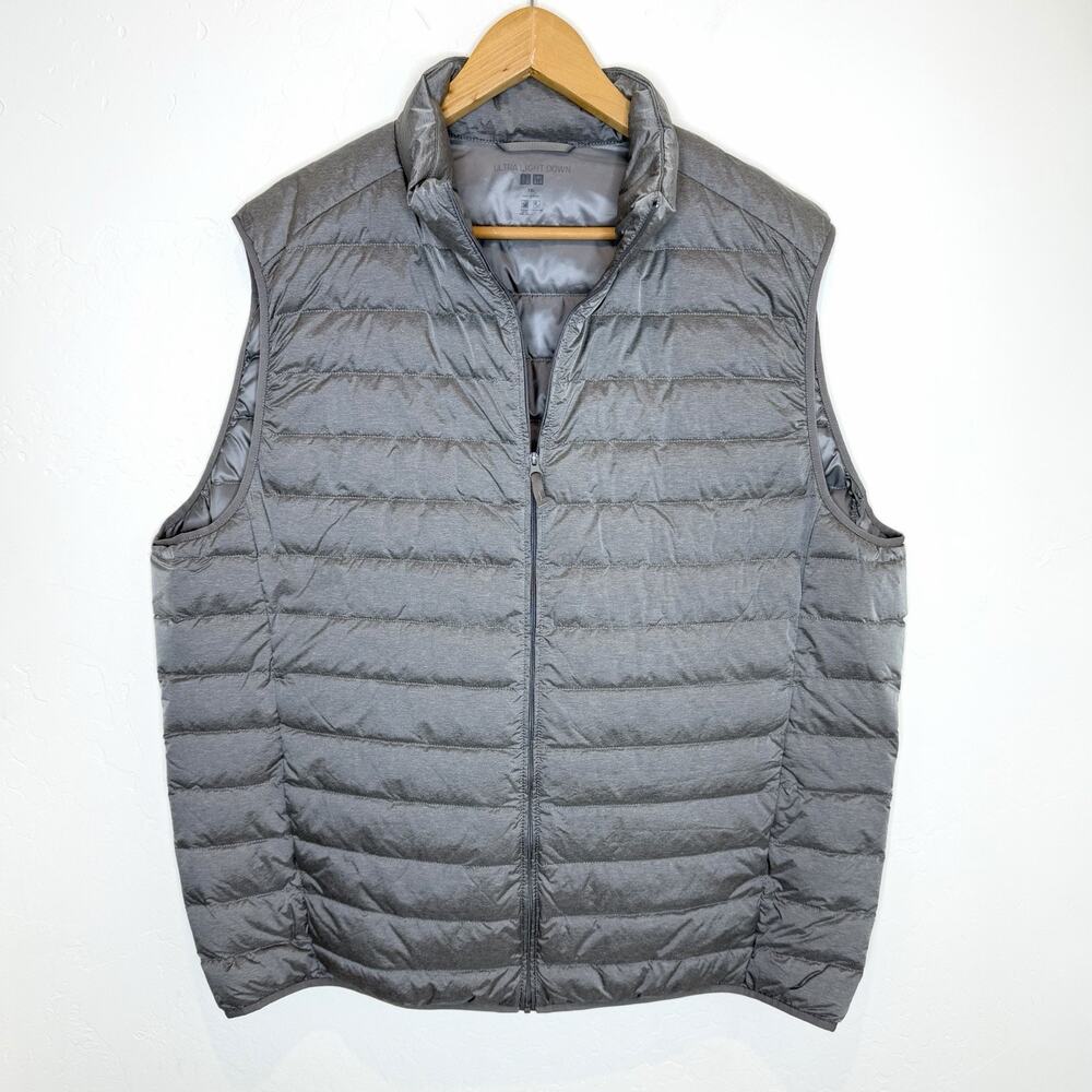 Uniqlo Ultra Light Down Puffer Vest Men’s XXL Gray